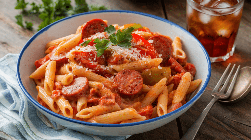 Cajun Sausage Pasta