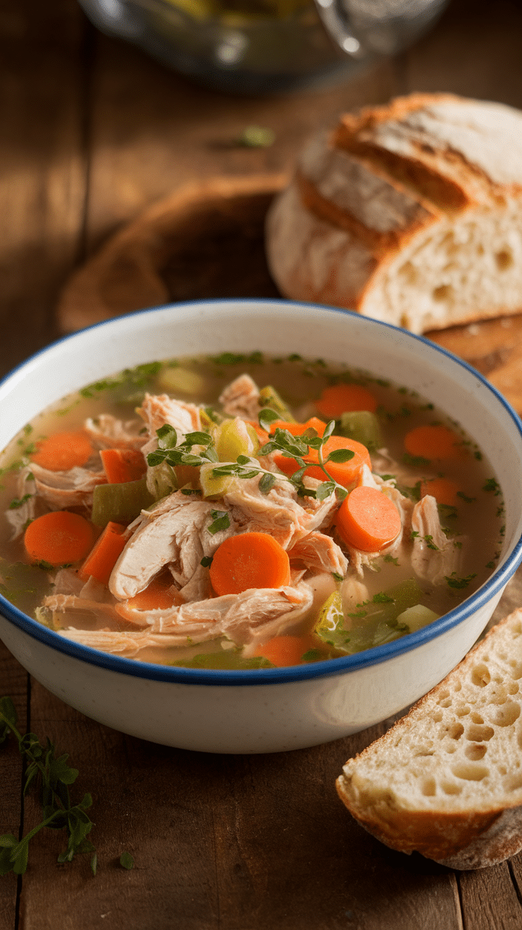 Hearty Chicken and Vegetable Soup Recipe