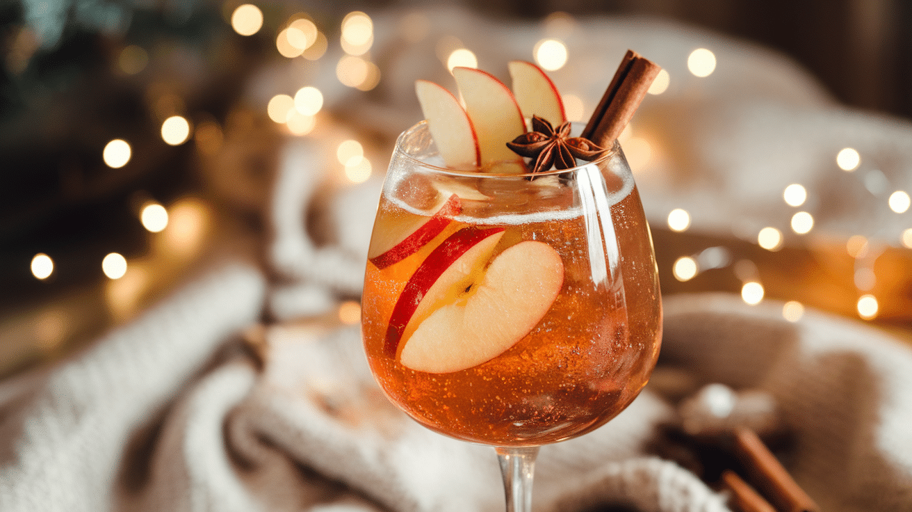 Festive Winter Spiced Spritz Recipe