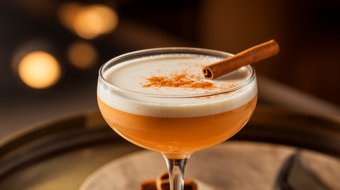 Delicious Cinnamon Cream Martini Recipe