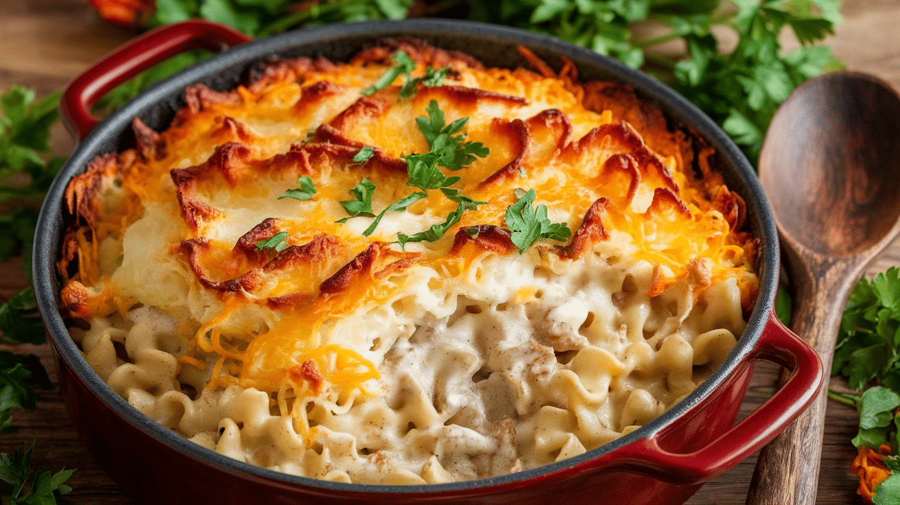 Creamy Sour Cream Noodle Bake