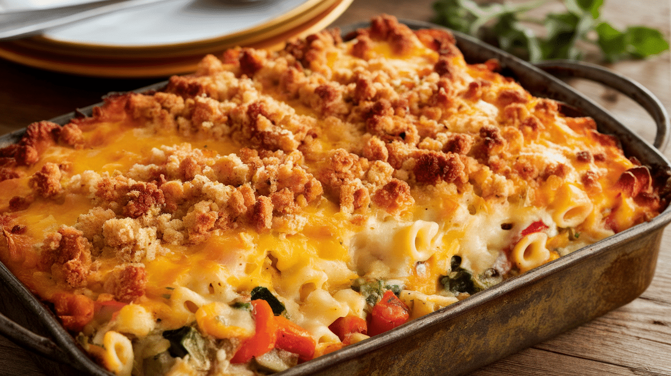 Delicious Cheesy Potluck Casserole Recipe