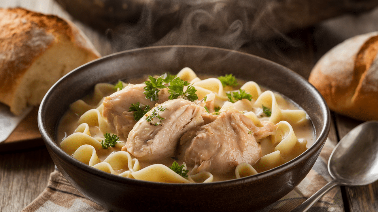 Homestyle Amish Chicken and Noodles Recipe