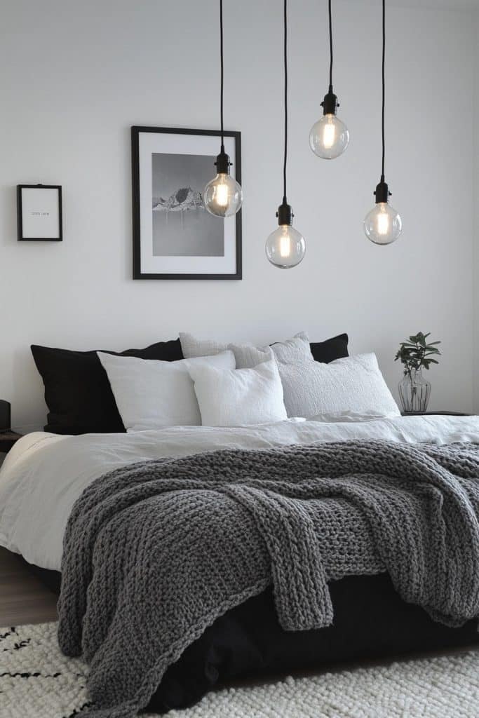 Bright Scandinavian Minimal Bedroom