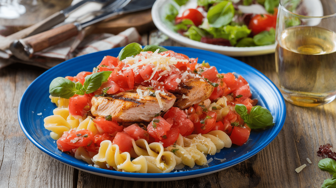 Delicious Bruschetta Chicken Pasta Recipe