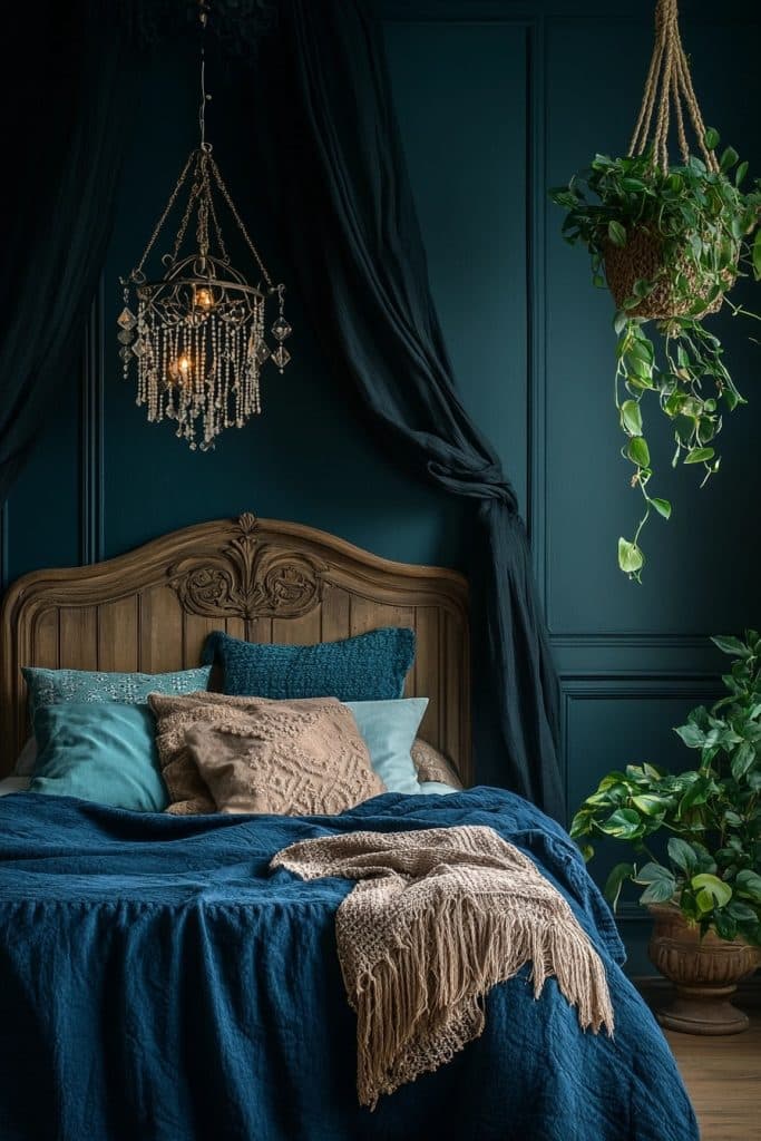 Cozy Twilight: Black Boho Dream