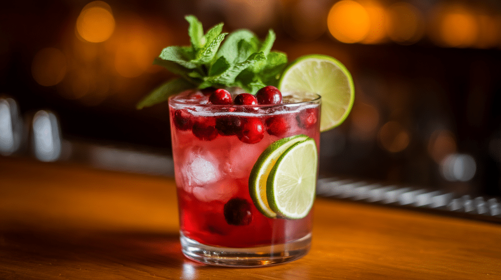 Cranberry Bourbon Smash