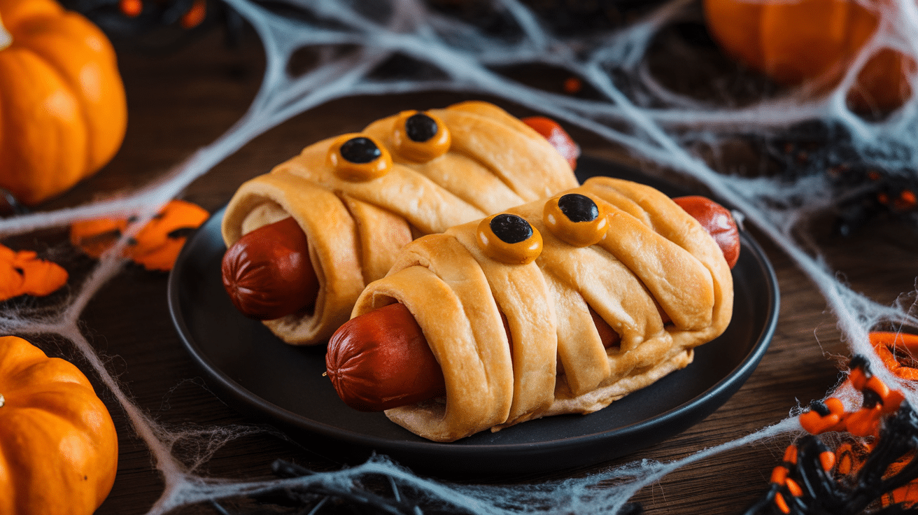 Spooky Mummy Hot Dogs Recipe