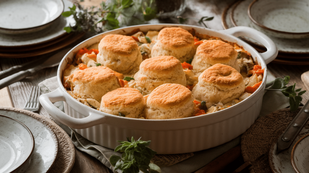 Chicken and Biscuit Casserole