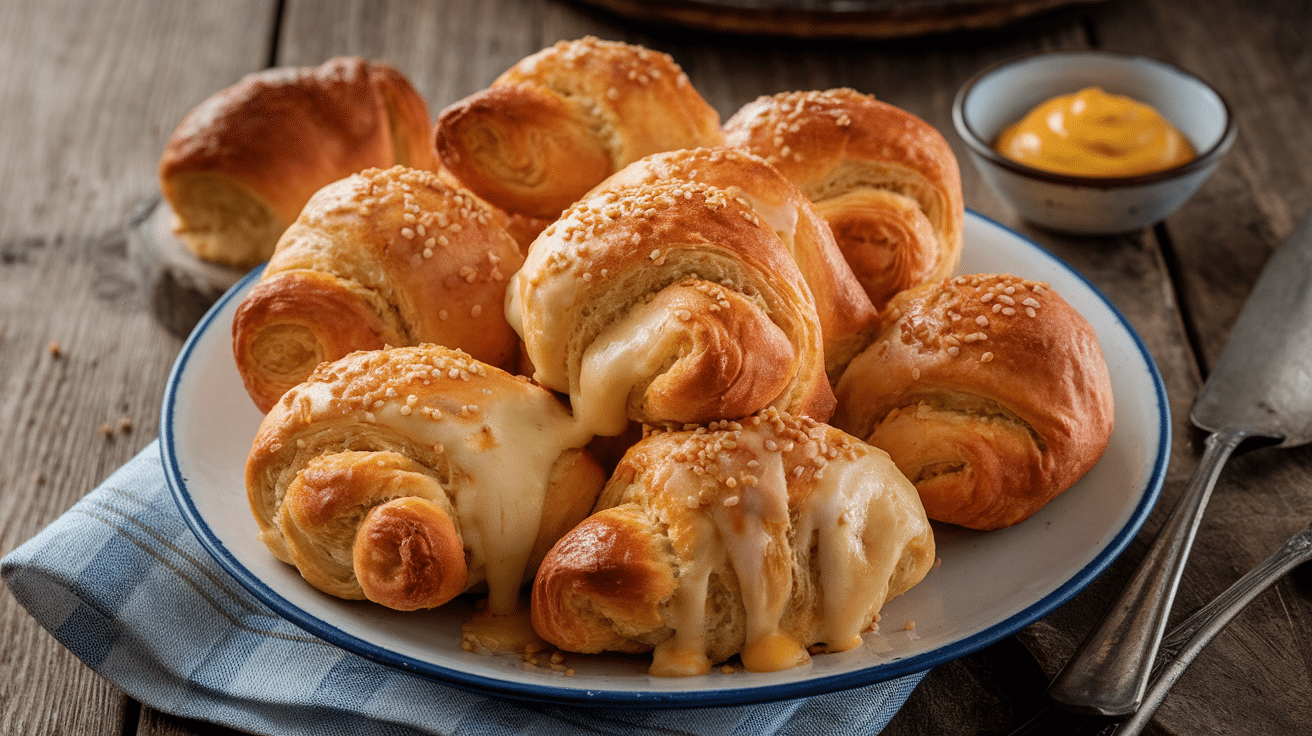 Savory Ham and Cheese Crescent Rolls Recipe