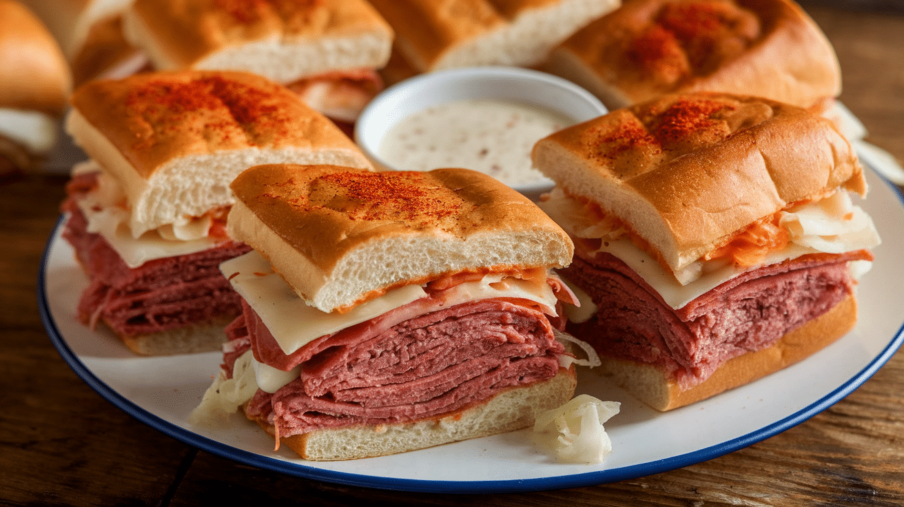 Tasty Reuben Sliders Recipe