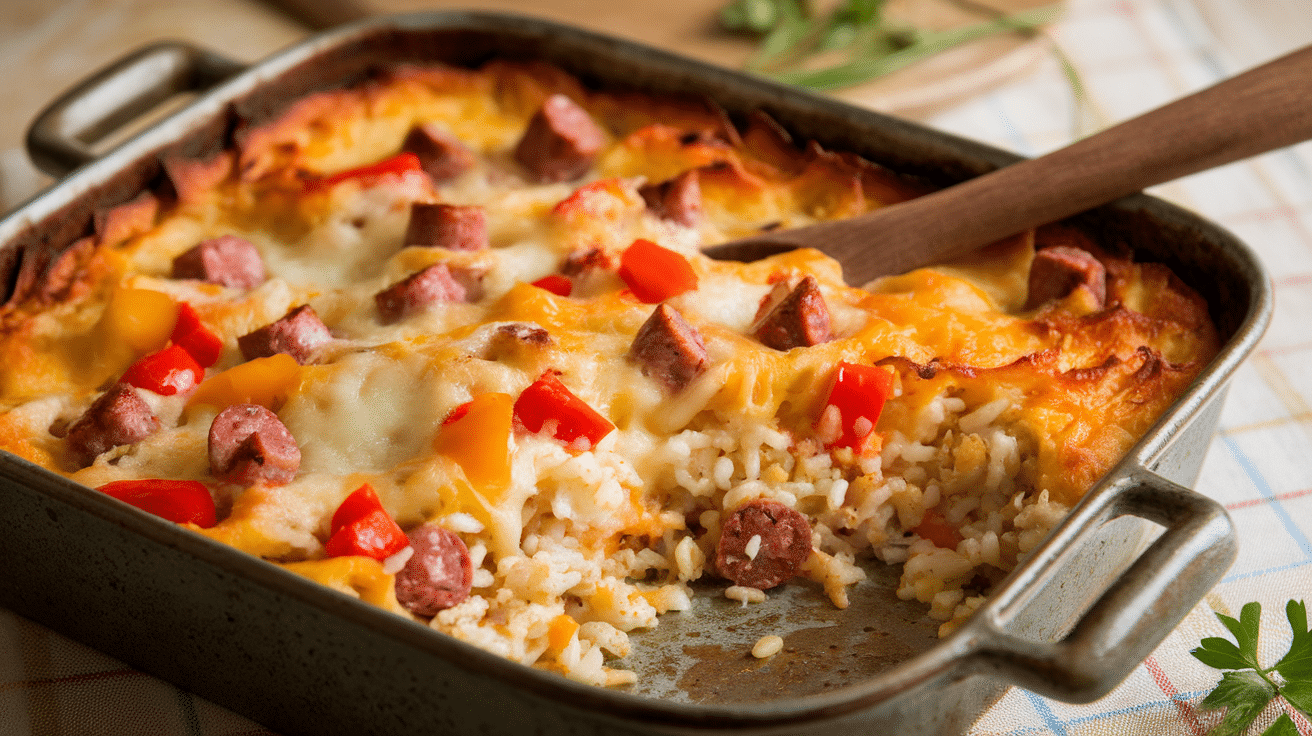 Savory Sausage and Rice Casserole Recipe