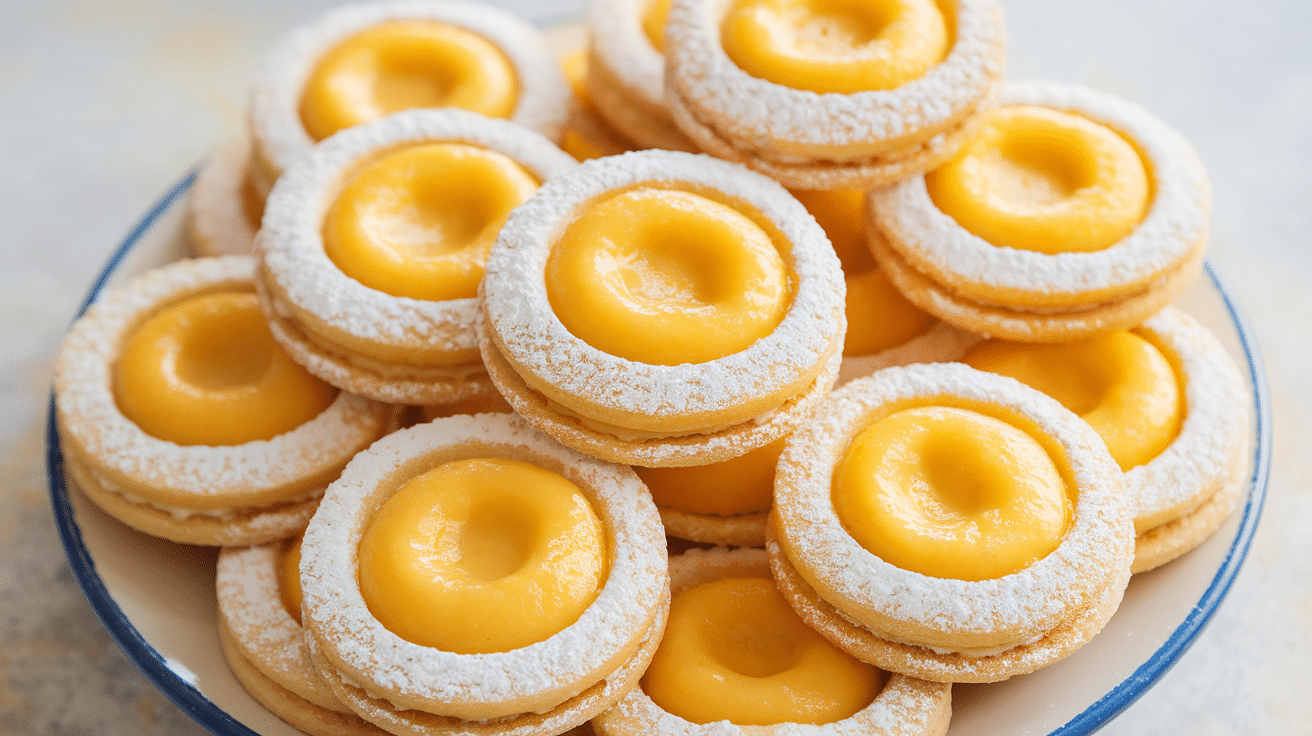 Zesty Lemon Thumbprint Cookies Recipe