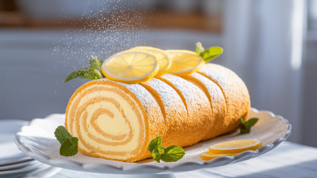 Lemon Cake Roll