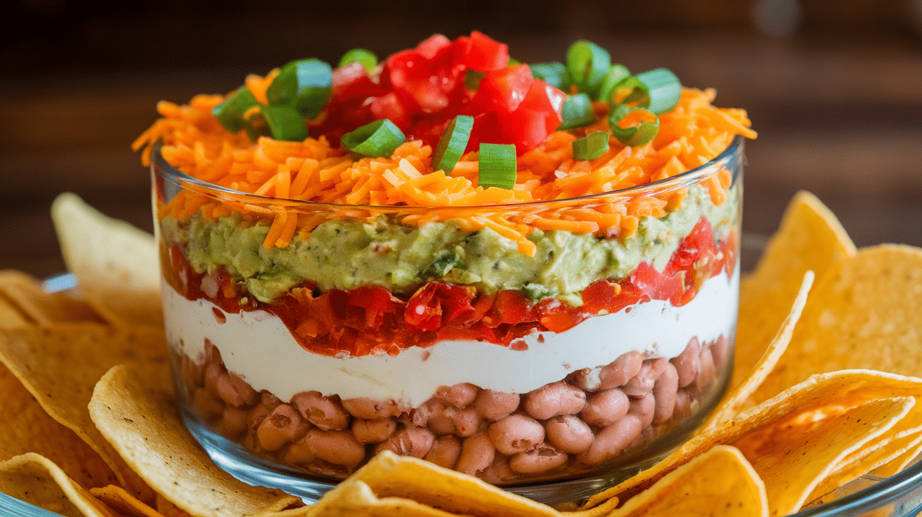 Zesty Layered Mexican Dip Recipe