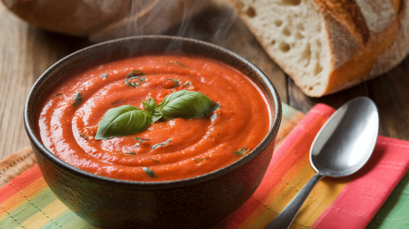 Classic Tomato Basil Soup Recipe