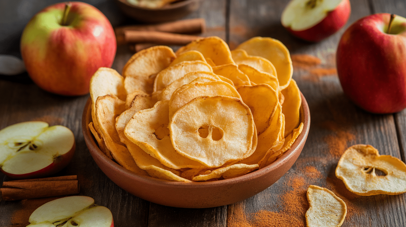 Crispy Air Fryer Apple Chips Recipe