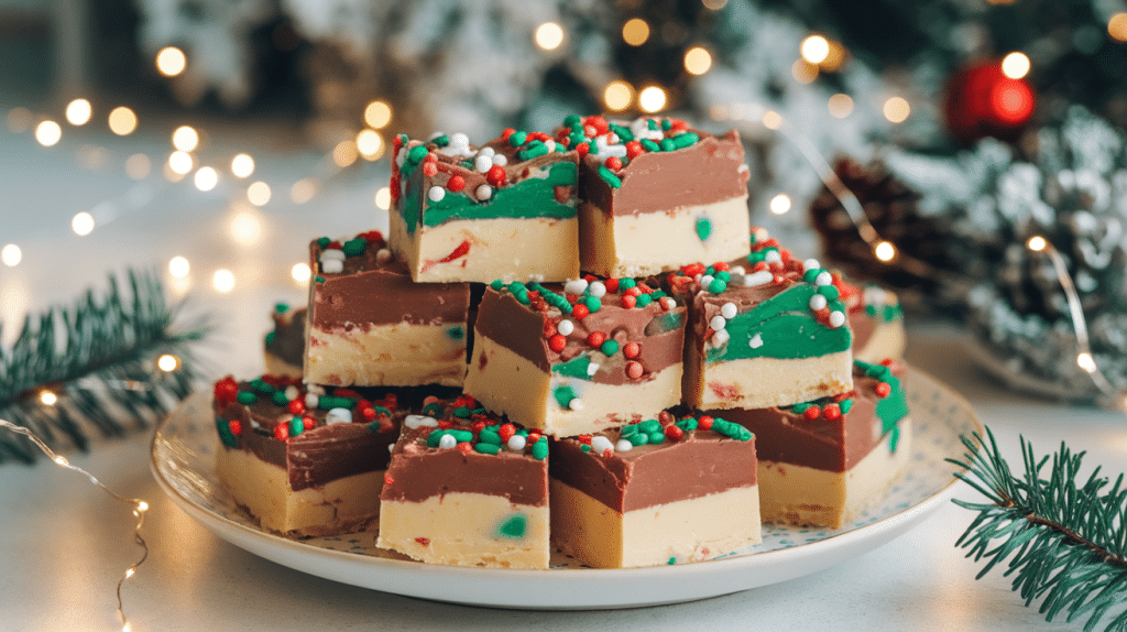 Christmas Cookie Fudge