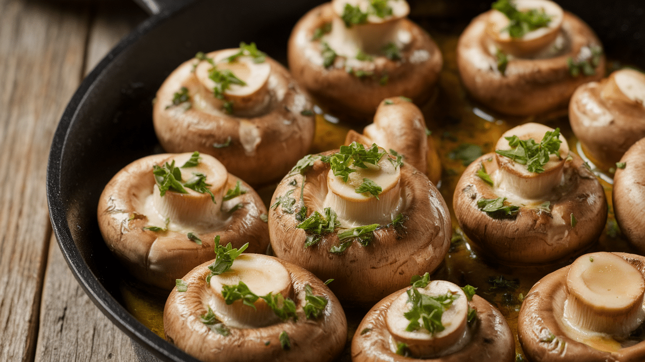 Savory Garlic Butter Mushrooms Recipe