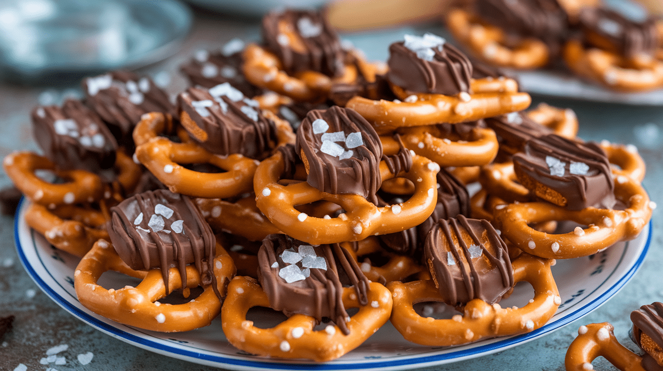 Sweet and Salty Rolo Pretzels