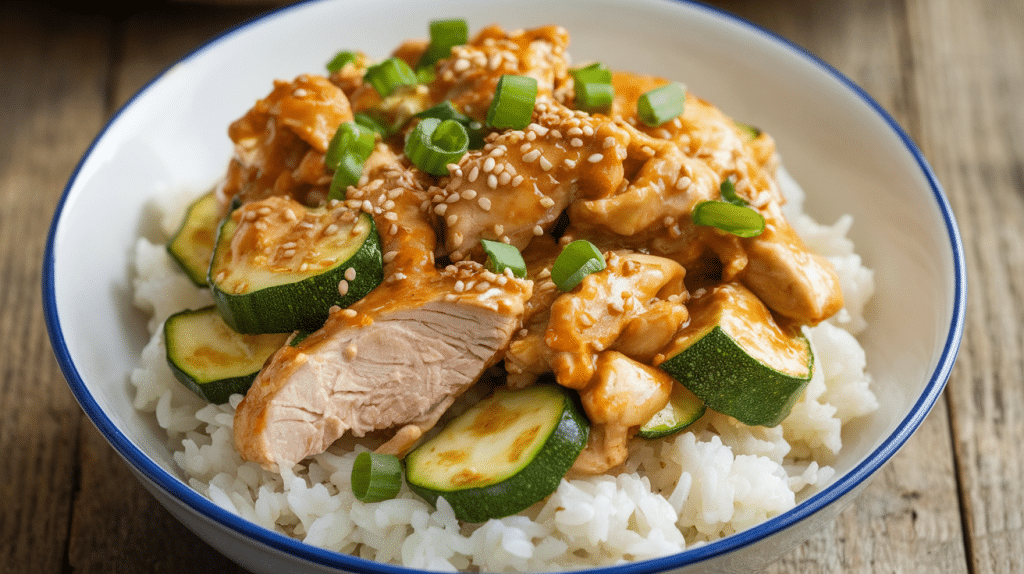 Chicken and Zucchini Stir-Fry