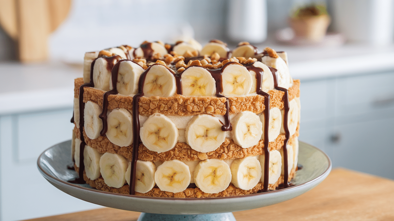 No-Bake Banana Icebox Cake Recipe