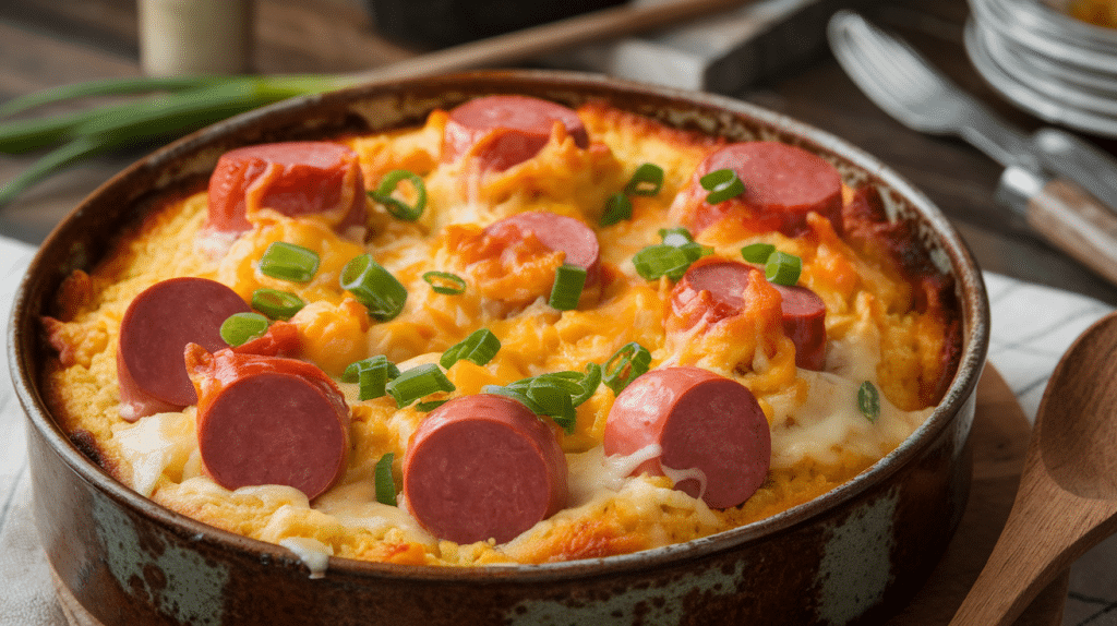 Corn Dog Casserole