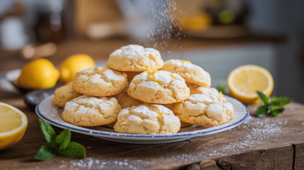 Lemon Cake Mix Cookies