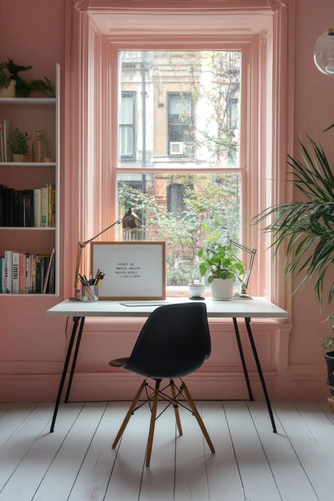 Elegant Pink Work Zones