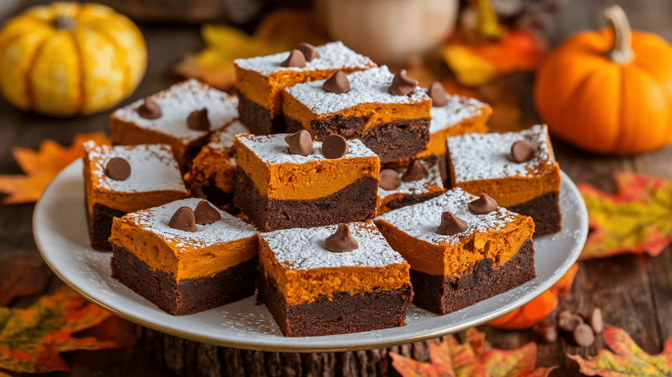 Delicious Pumpkin Brownies Recipe