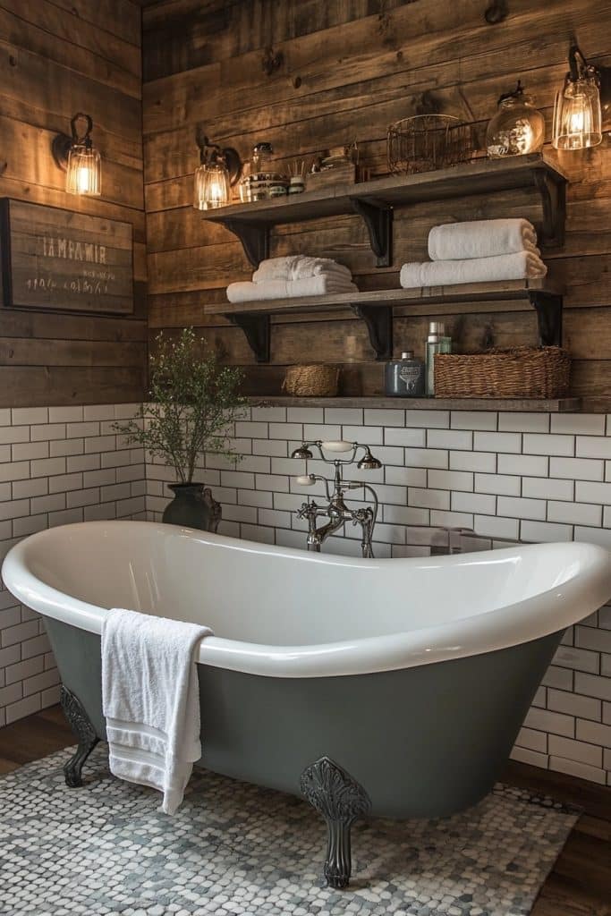 Farmhouse Bathroom Retreat