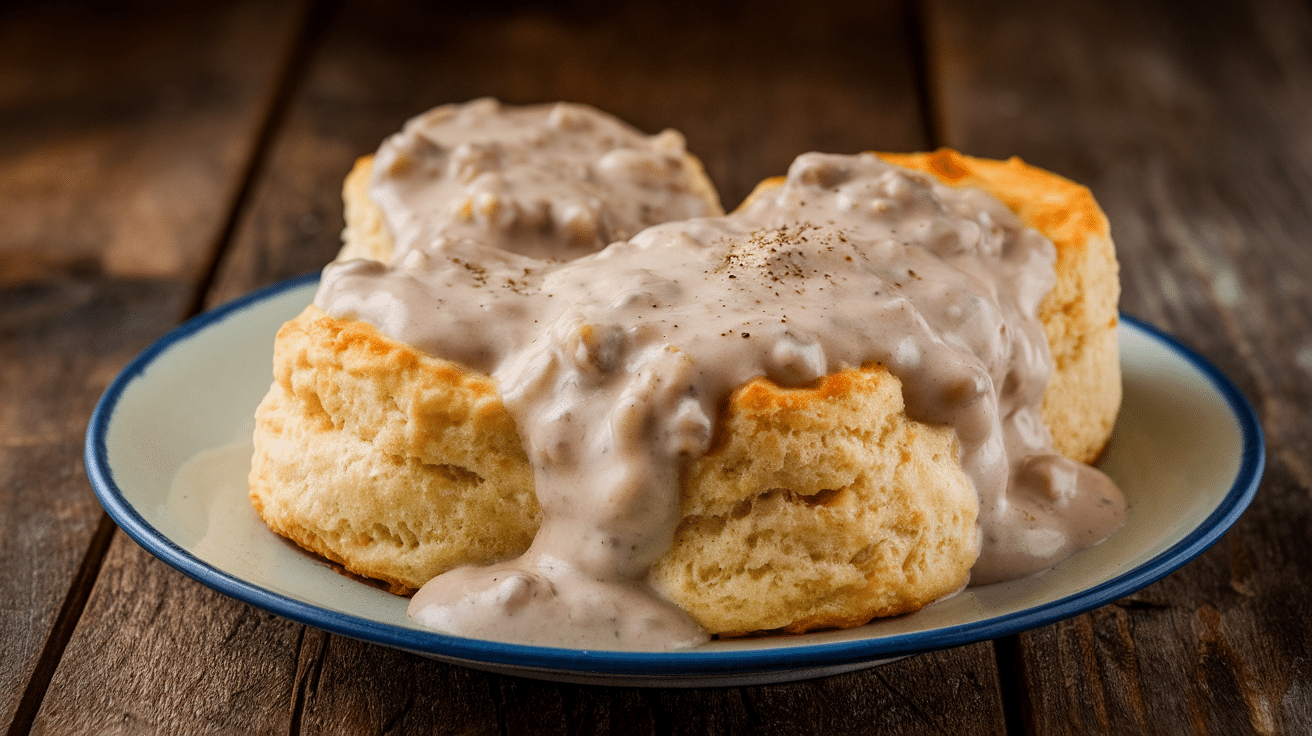 Southern Style Biscuits and Gravy Recipe