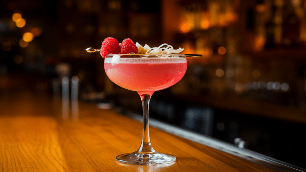 Raspberry White Chocolate Martini