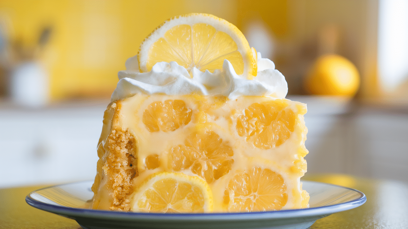 Zesty Lemon Poke Cake Recipe