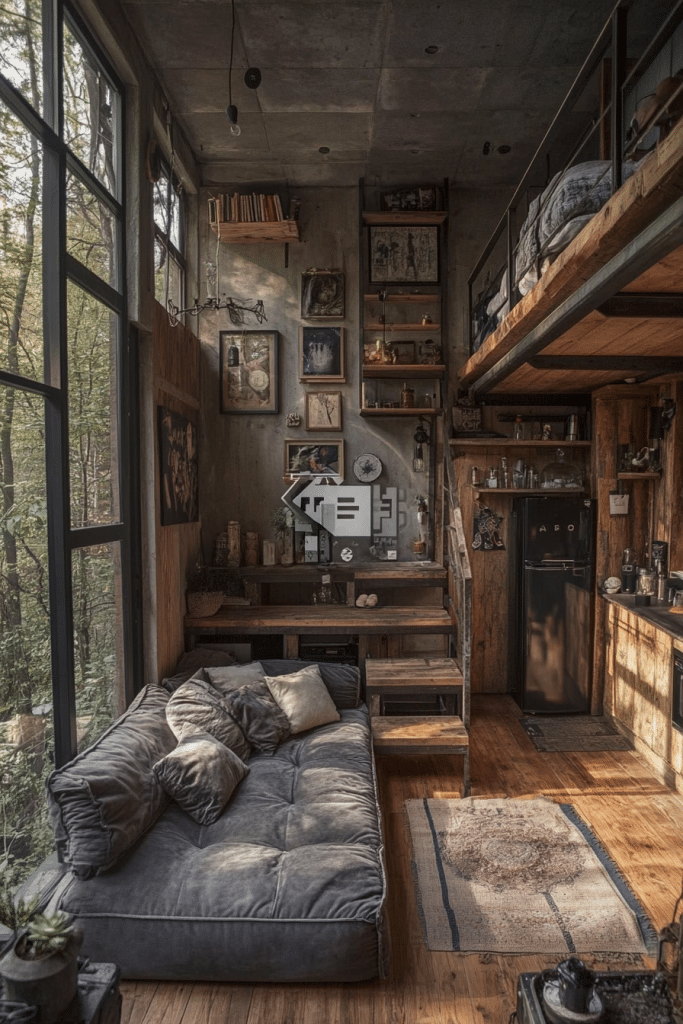 Industrial Modern Cabin Looks