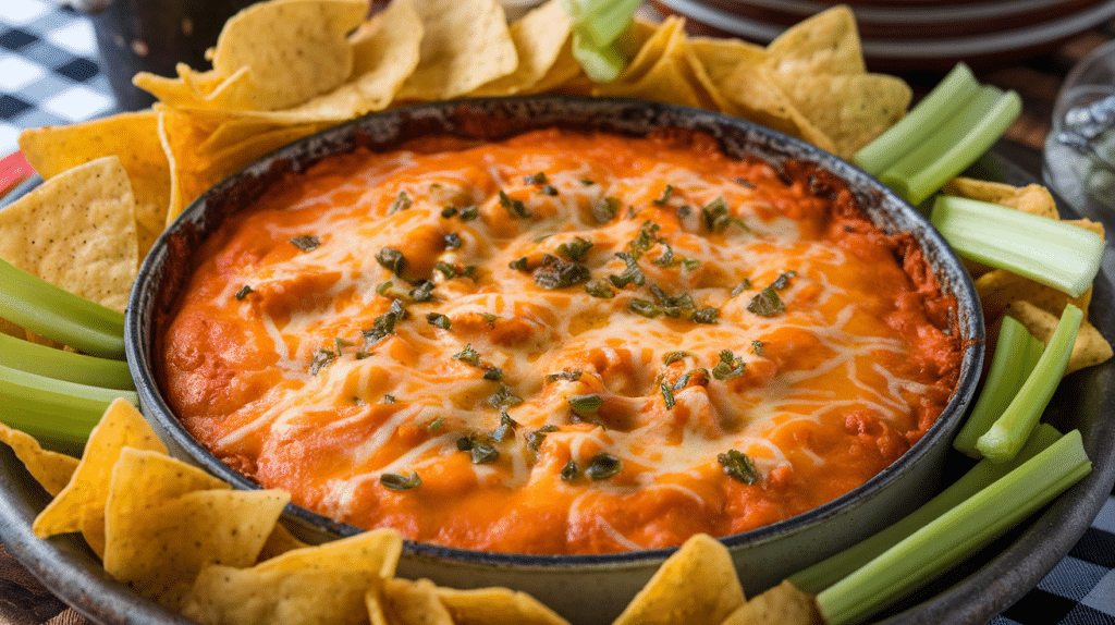 Irresistible Spicy Frank s Buffalo Chicken Dip