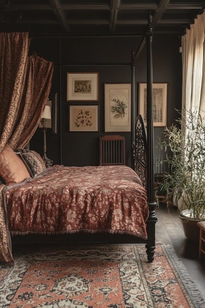 Midnight Serenity: Boho Bedroom Escape