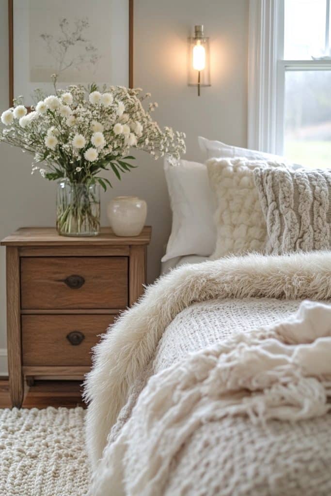 Neutral Cozy Minimal Bedroom