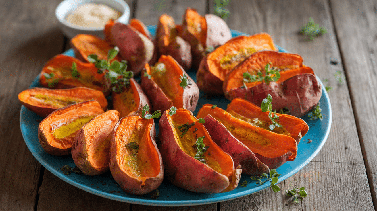 Savory Roasted Sweet Potatoes Recipe