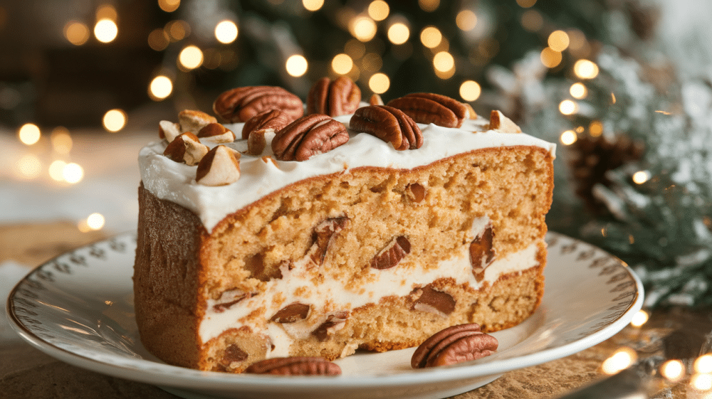 Eggnog Butter Pecan Pound Cake