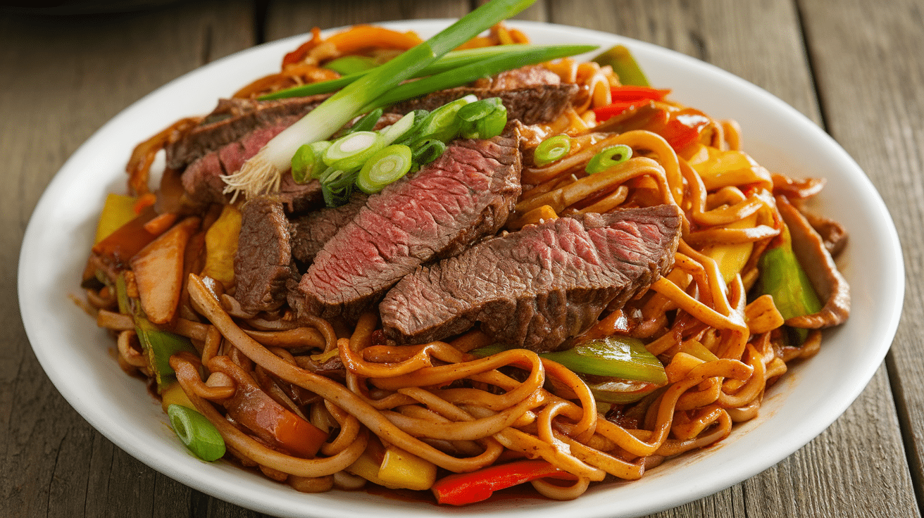 Savory Beef Chow Mein Recipe