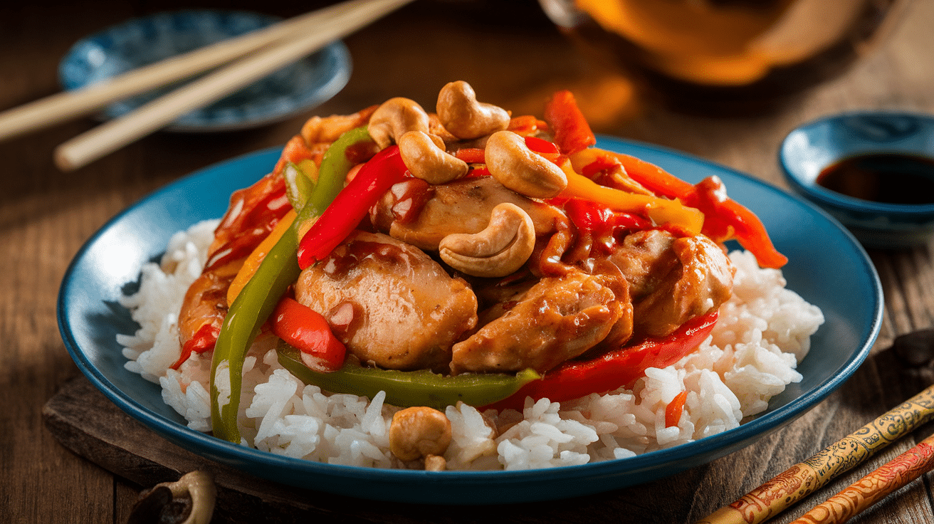 Savory Cashew Chicken Stir-Fry Recipe