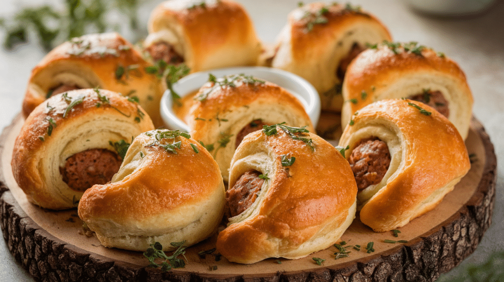 Sausage Cream Cheese Crescent Rolls