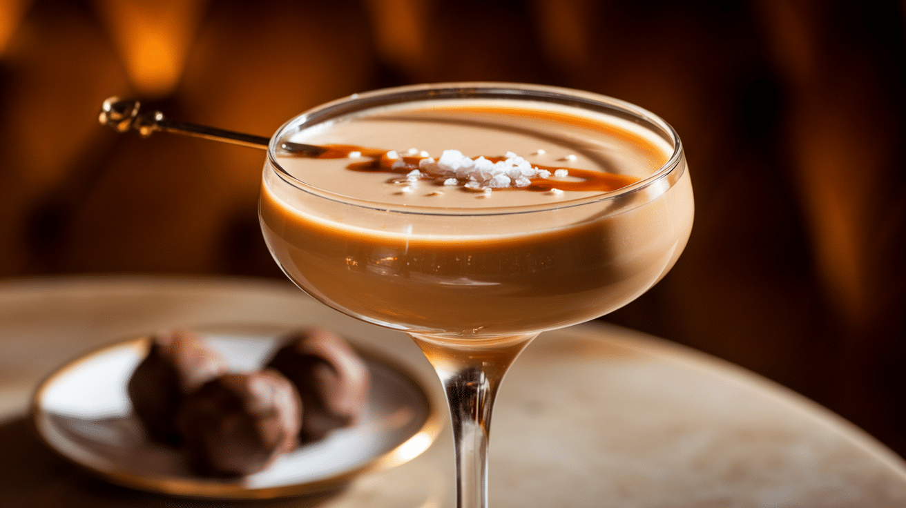 Decadent Salted Caramel Martini Recipe