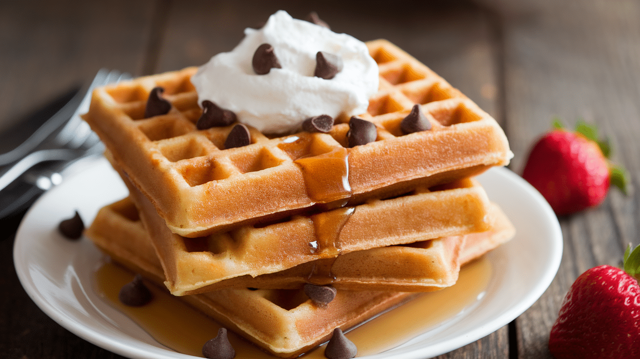 Delicious Chocolate Chip Waffles Recipe