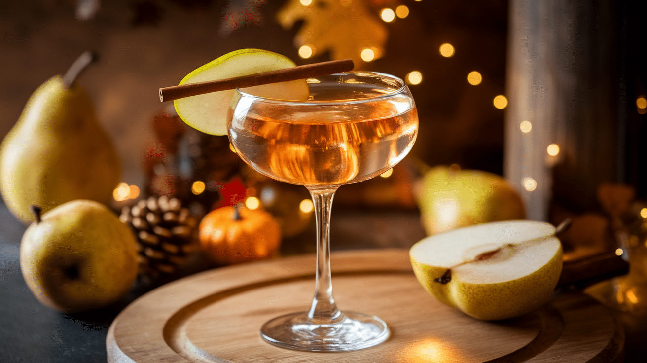 Delightful Spiced Pear Martini Recipe