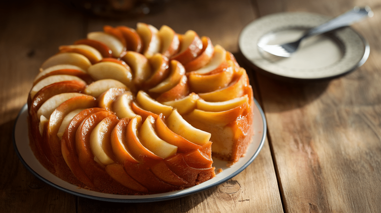 Delicious Apple Upside Down Cake Recipe