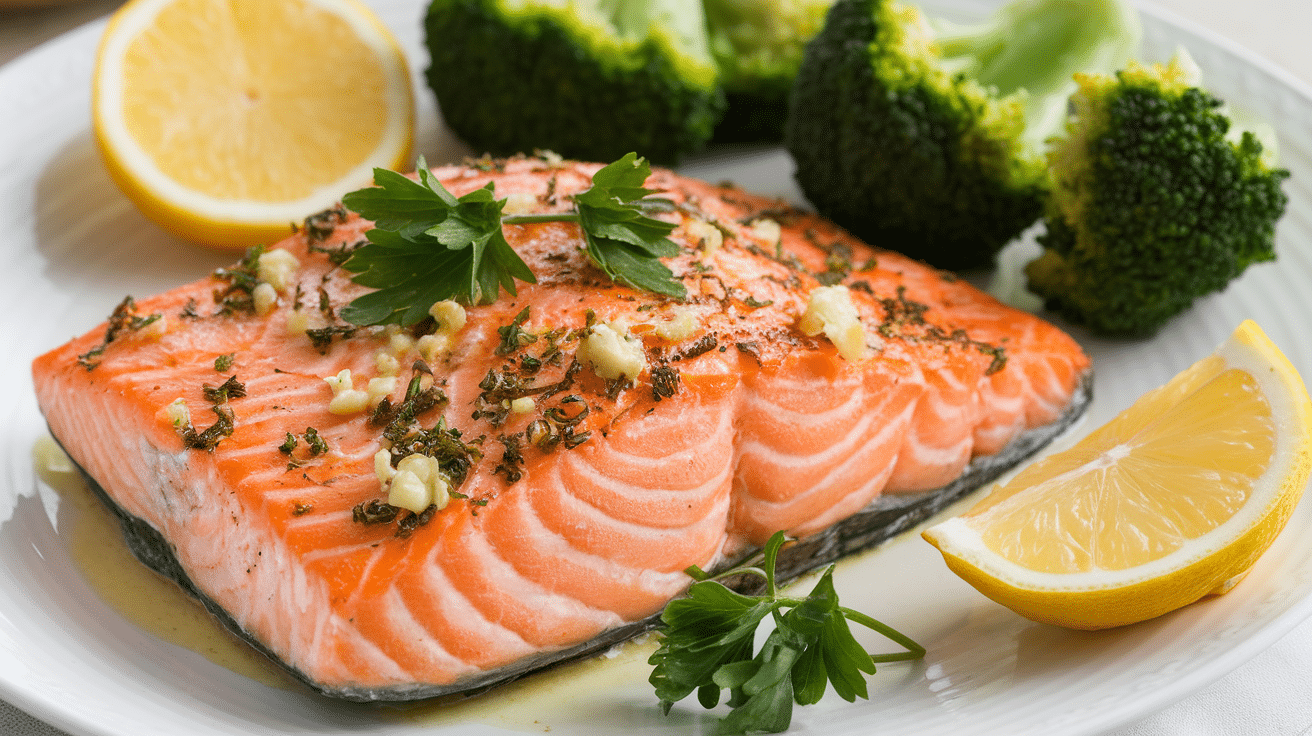 Savory Garlic Butter Baked Salmon Recipe