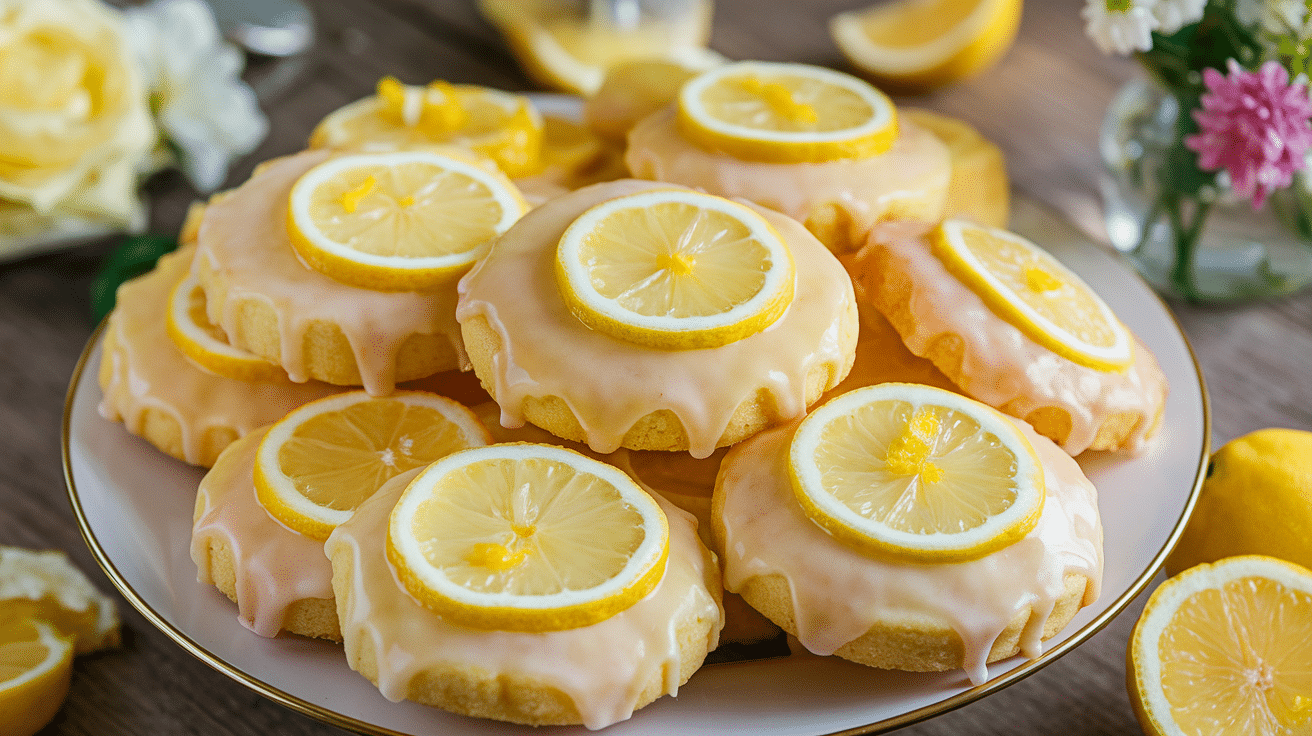 Tangy Glazed Lemon Cookies Recipe