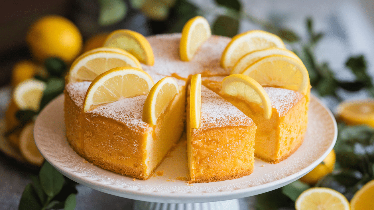 Zesty Lemon Ricotta Cake Recipe